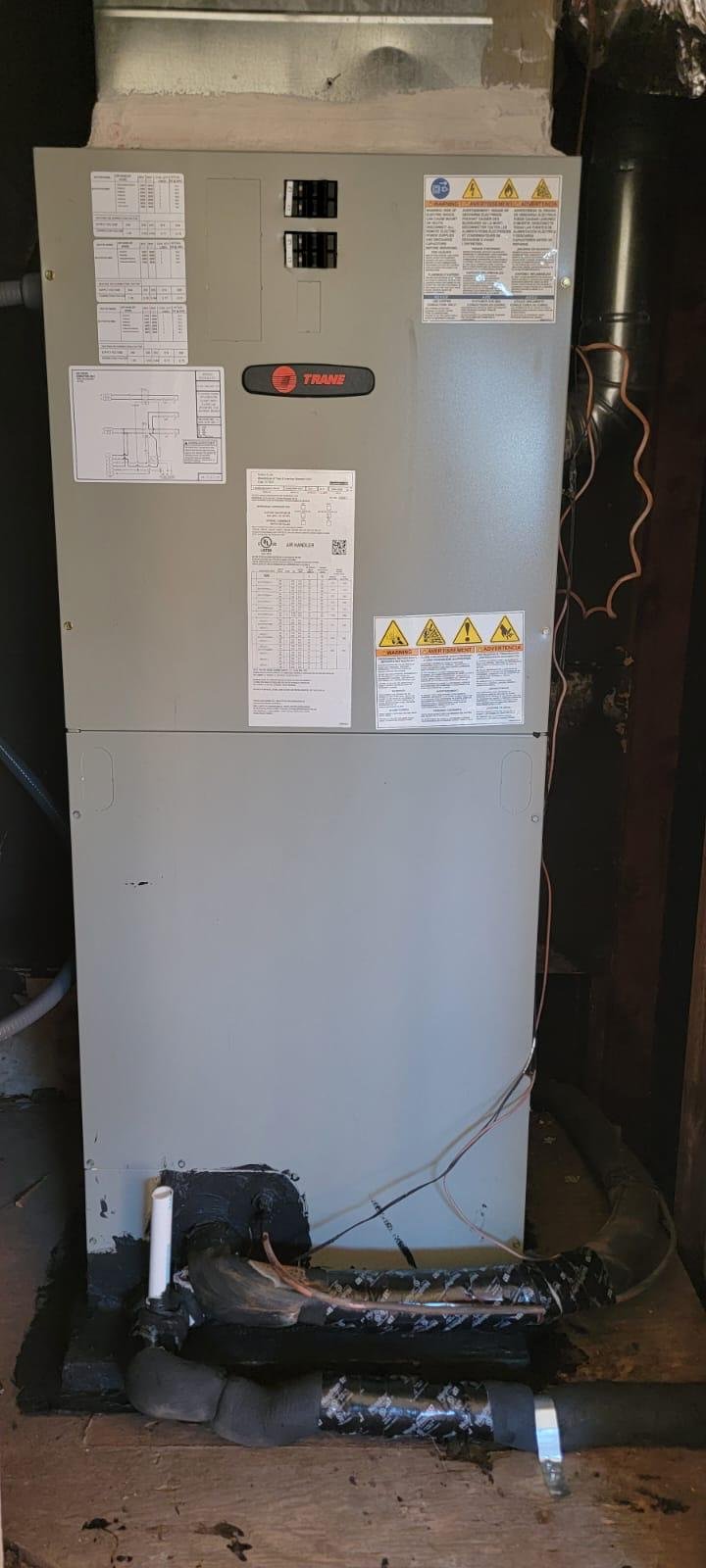 Trane AC unit repair in Houston Braeswood area