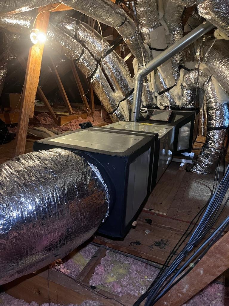 Ductless AC installation in Houston TX by certified HVAC technicians