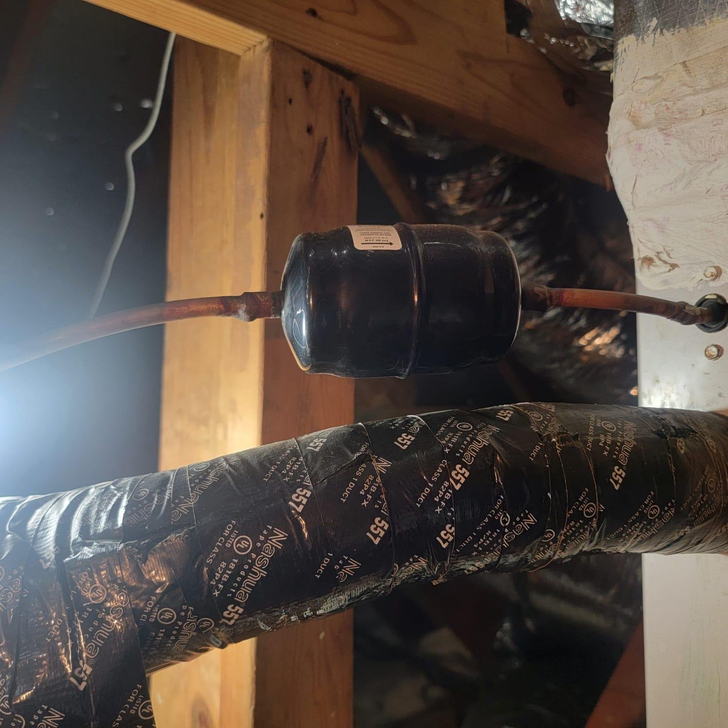 Professional HVAC ductwork installation showcasing clean efficient air duct system