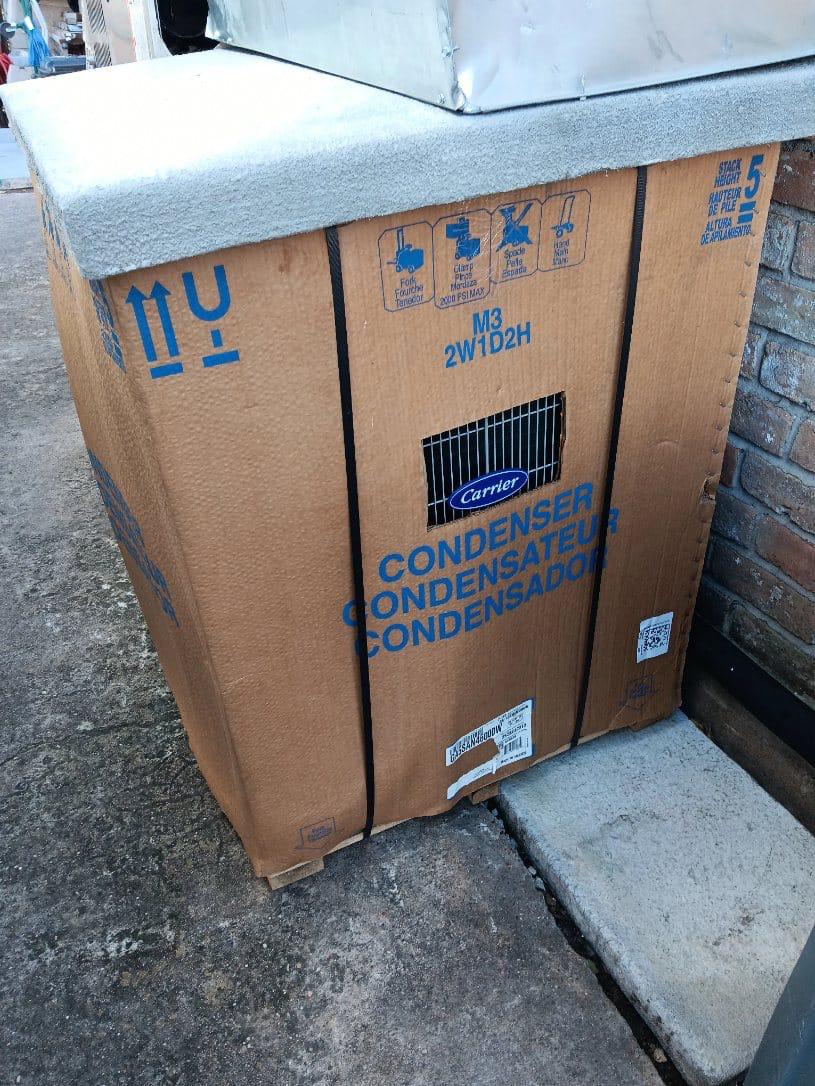 Materials & Equipment - houston hvac condenser installation setup