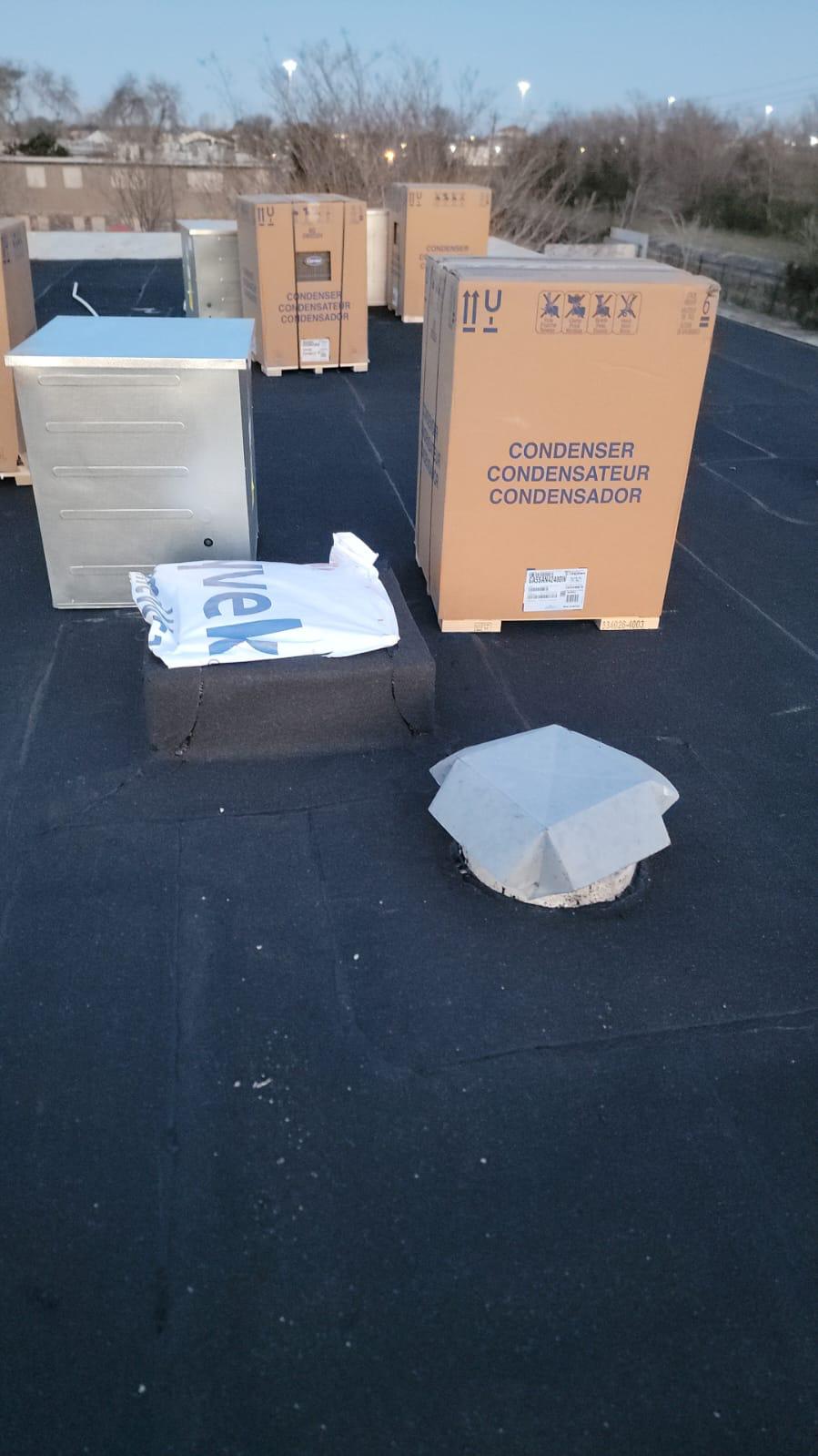 Materials & Equipment - houston tx hvac rooftop installation