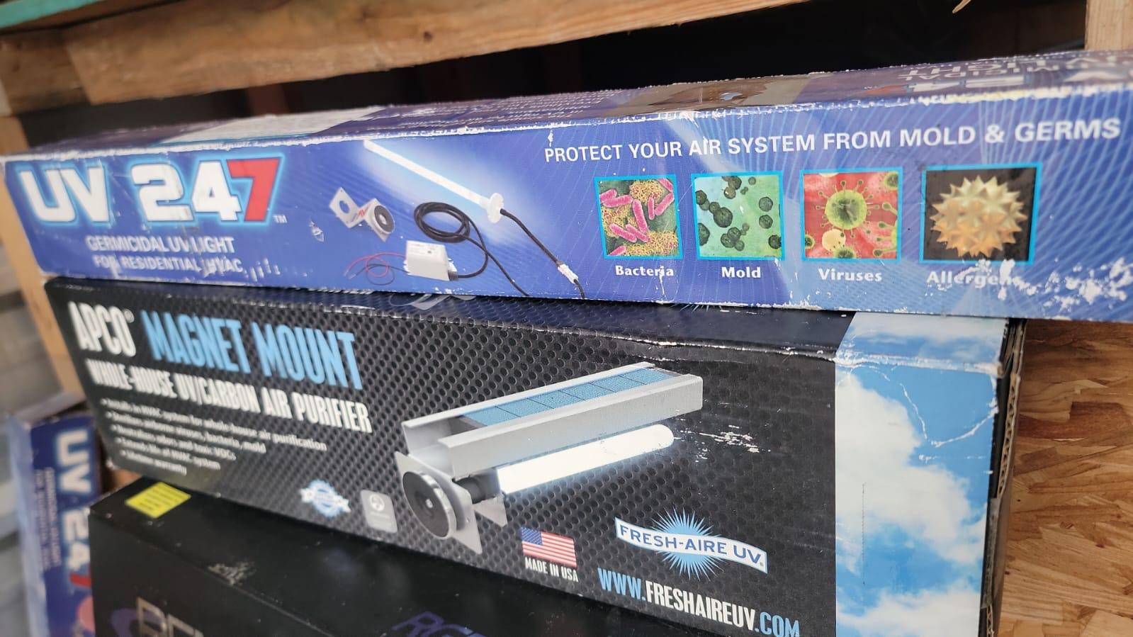 Materials & Equipment - houston tx hvac uv light air purifier