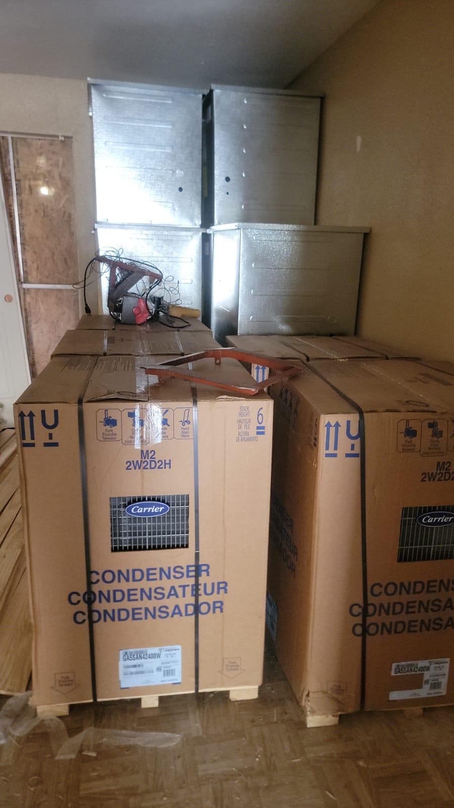 Materials & Equipment - hvac condensers storage houston tx