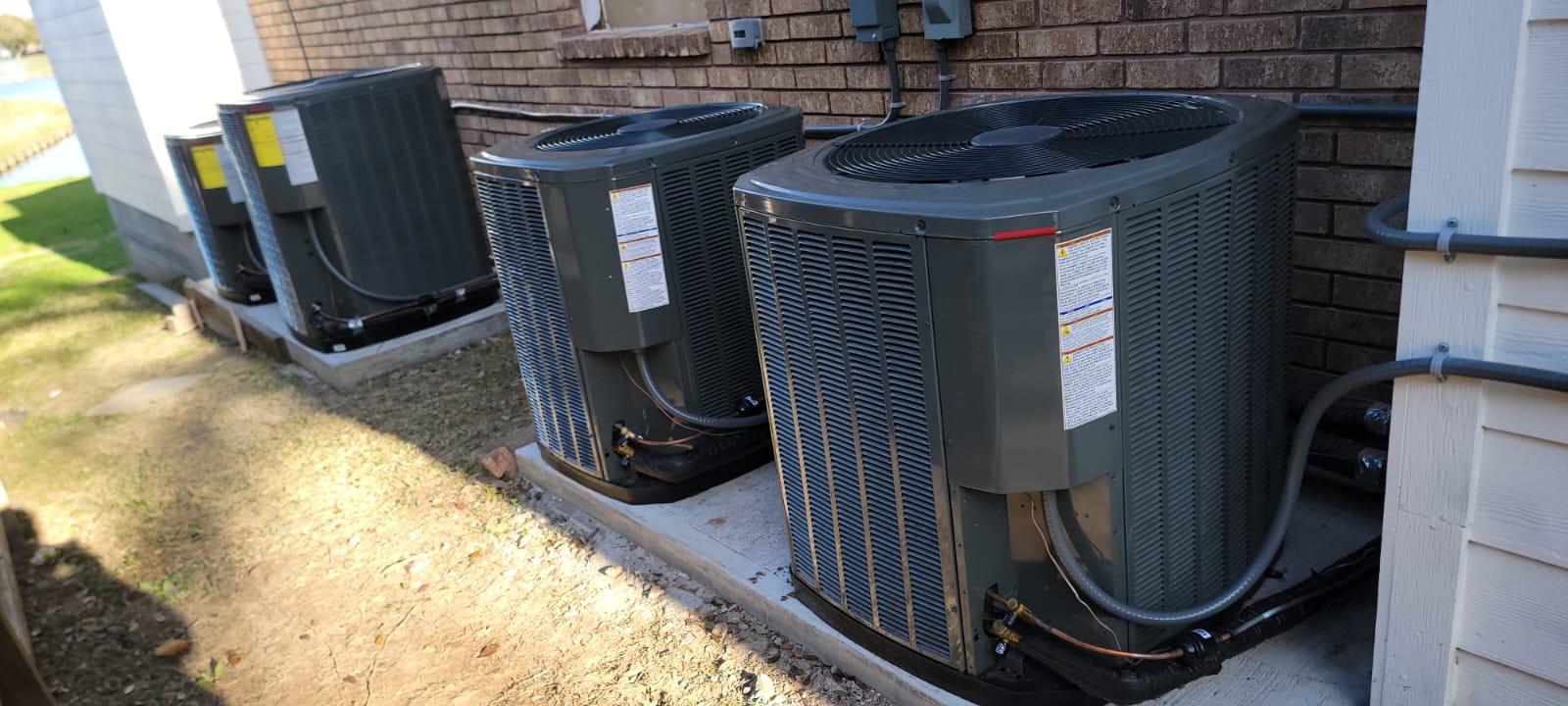 outdoor condenser unit service for a Spring Branch West home