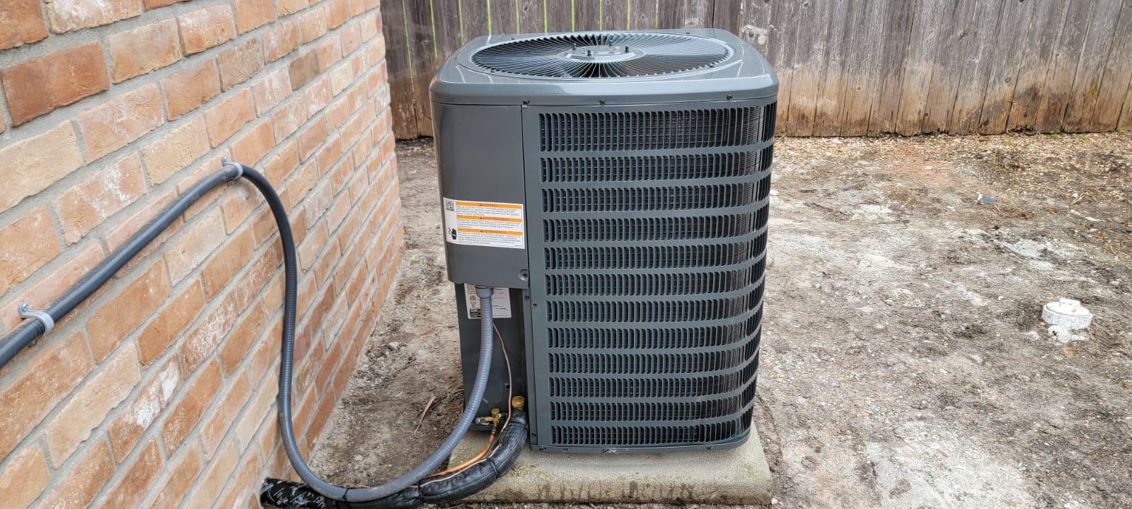 Piping & Refrigerant - hvac unit outdoor houston tx