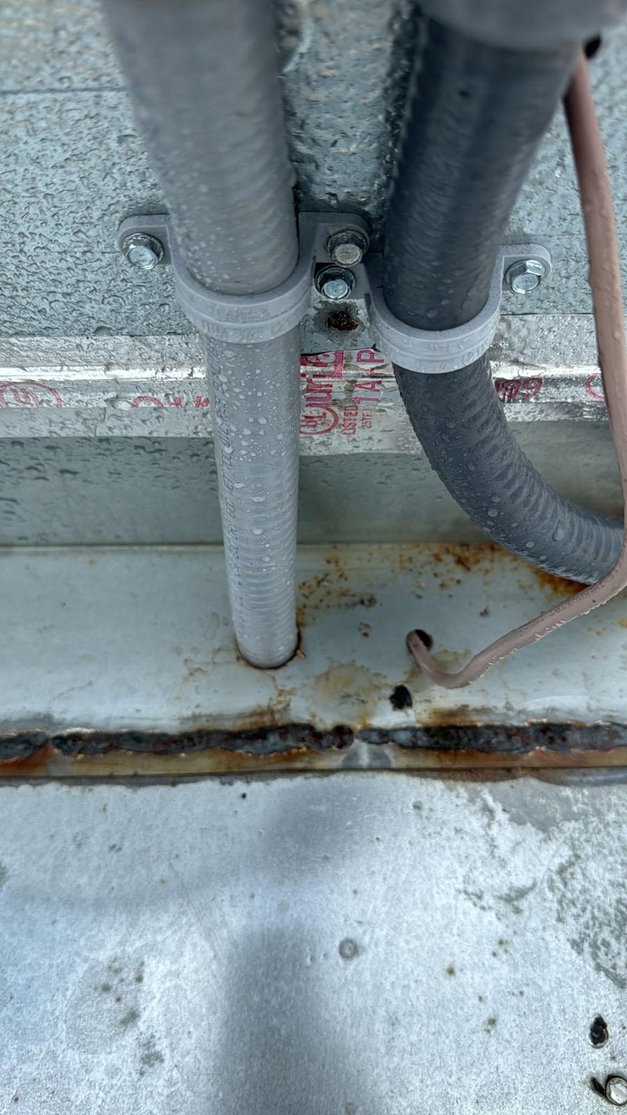 Piping & Refrigerant - rusty hvac pipes houston tx
