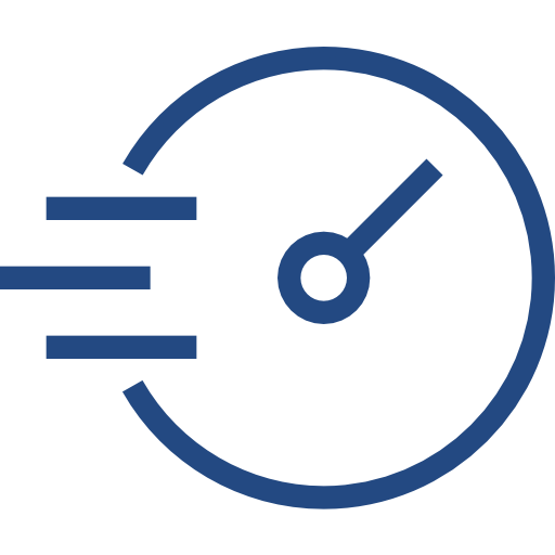 "Digital illustration of a car speedometer indicating speed."